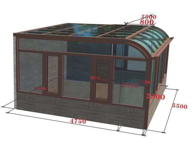 陽(yáng)光房結(jié)構(gòu)圖
